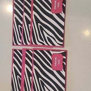 Zebra Print Thank You Cards
